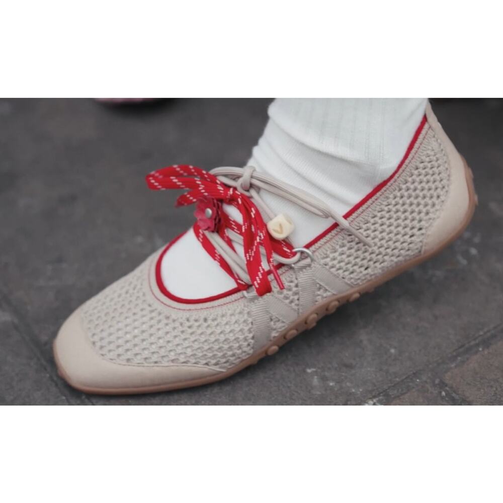 Vivaia Cecily Sporty Hybrid Mesh Mary Janes Bendable Almond Playful Charms 9.5 - Picture 5 of 11